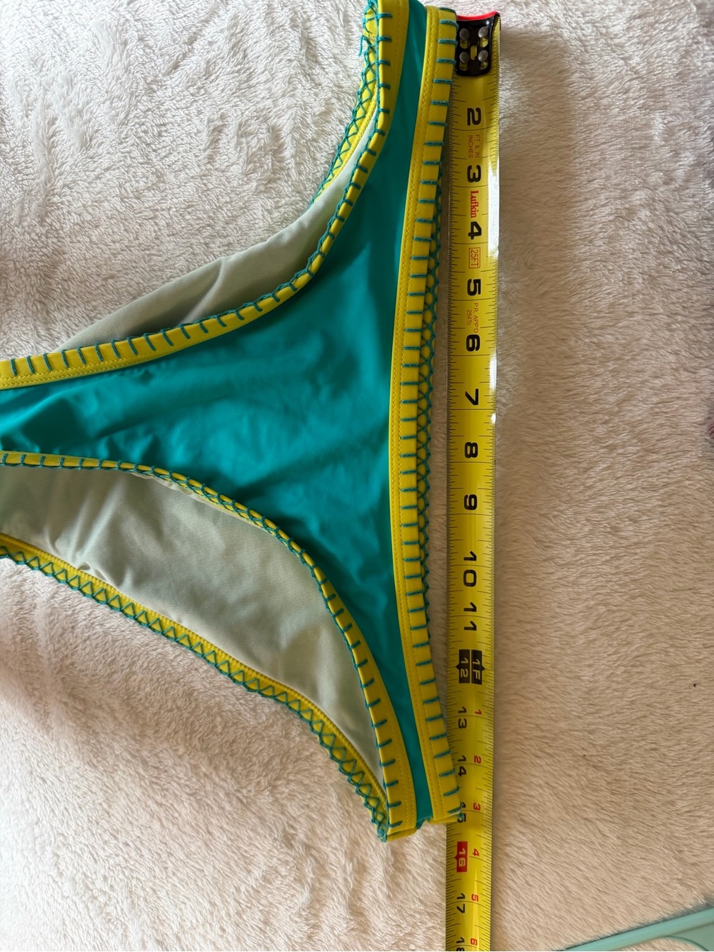 Cupshe Take Me To Tulum Colorblock Triangle Top & Cheeky Bikini Set - Picture 5 of 6